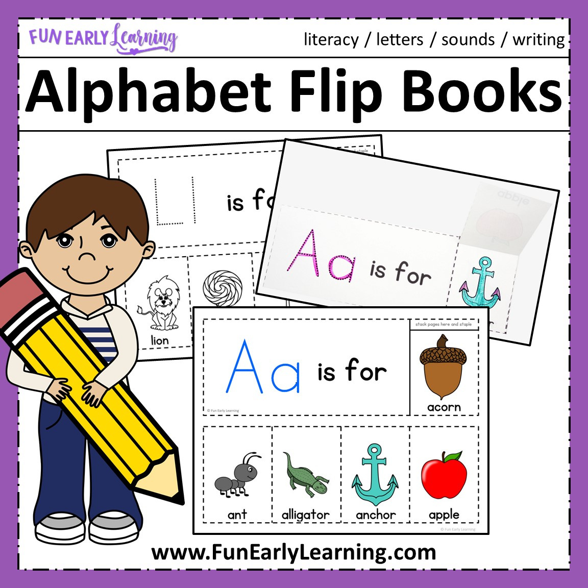 Worksheet For Beginning Sounds - Alphabet Flip Books throughout Alphabet Flip Book Printable