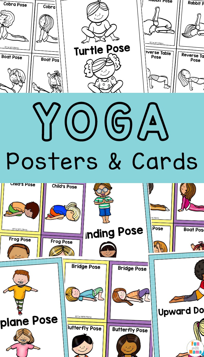 Yoga Cards For Kids - Great For Brain Breaks - Fun With Mama throughout Free Printable Alphabet Yoga Cards