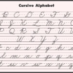 Zaner Bloser Handwriting Chart   10 Free Pdf Printables | Printablee Regarding Zaner Bloser Cursive Alphabet Chart Printable