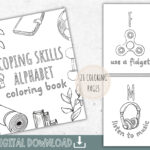 28 Printable Coping Skills Alphabet Coloring Pages   Self Care Regarding Alphabet Coping Skills Coloring