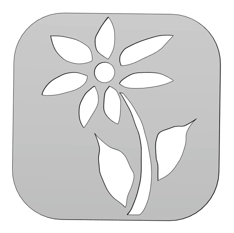 3D Printable Stencil Set (Nature Theme) Von Maroon Matador within Printable Stencils