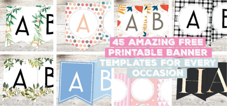 Printable Alphabet Wall Banners