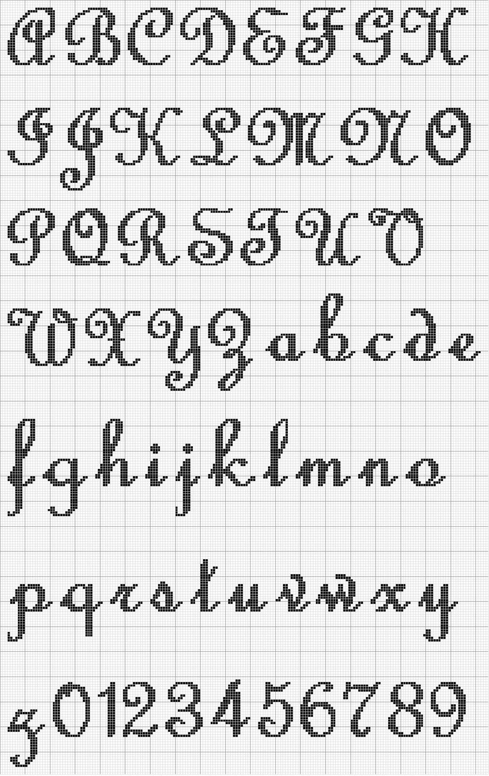 53 Best Cross Stitch Alphabet Patterns Ideas | Cross Stitch for Printable Cross Stitch Alphabet