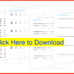 9+ Free Russian Worksheets Pdf For Beginners Within Learn Russina Printouts Free Letters