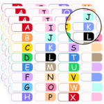 A To Z 26 Letters Index Labels Multicolor Alphabet Tabs 3 Ring Binders  Notebook Classify Files Contents Page Address Book Folder   Aliexpress Within Tabbings Letter A Z Printable