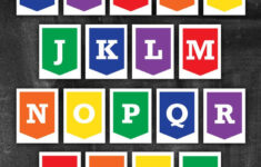 A To Z Free Printable Alphabet Letter Banner for Colorful Printable Alphabet Letters