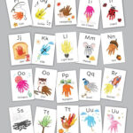 A Z Abc Alphabet Handprint Art Craft Kids Pack Phonics Activity Intended For Free Alphabet Handprint Book Preschool