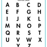 Abc Chart | Alphabet Printable Free Resources In Printable Alphabet Chart Without Pictures