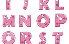 Abecedario En Inglés De Hello Kitty 😻🎀 for Hello Kitty Alphabet Letters