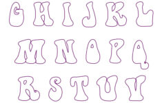 Alphabet Applique Patterns – 10 Free Pdf Printables | Printablee regarding Printable Alphabet Letters For Applique