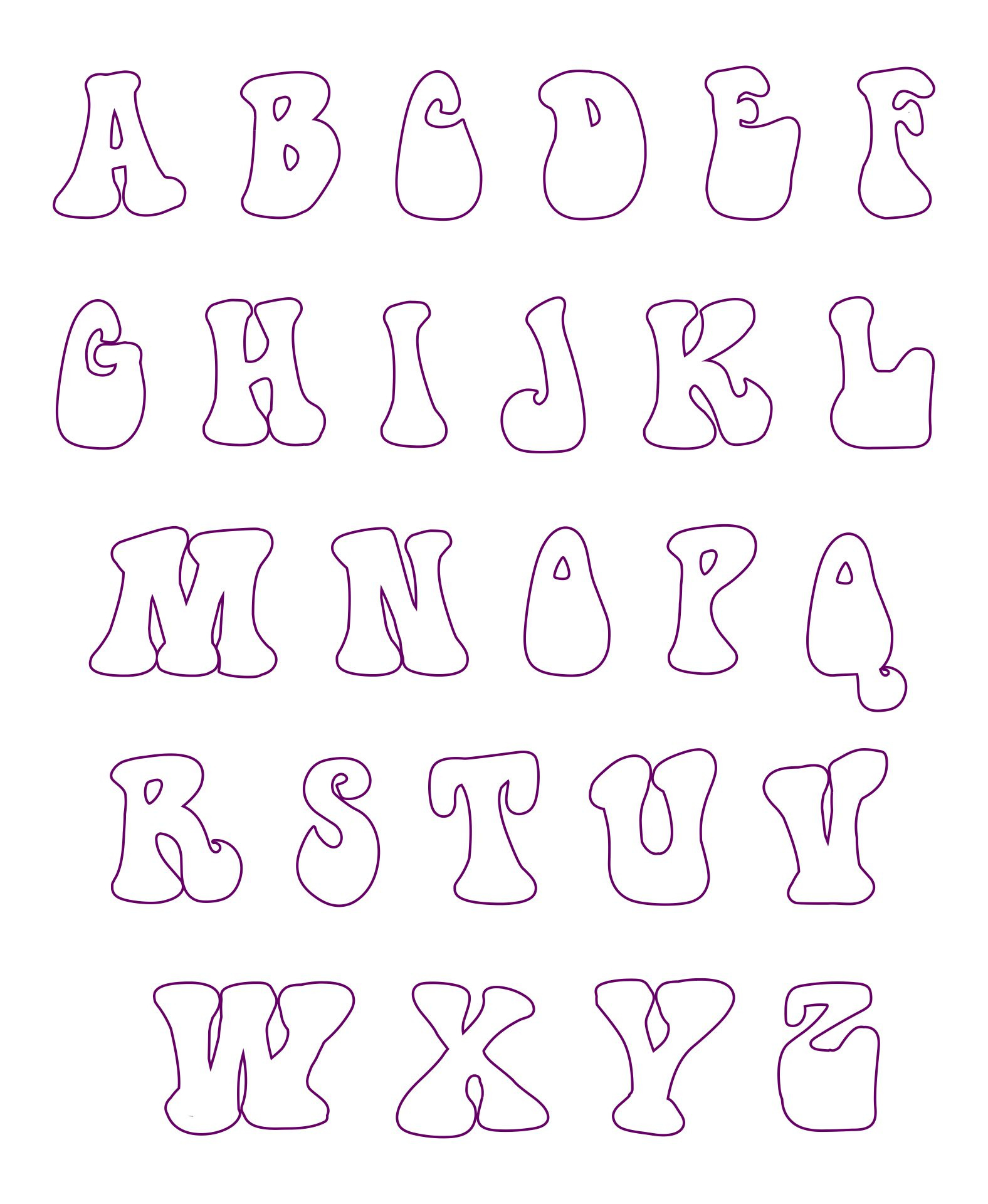 Alphabet Applique Patterns - 10 Free Pdf Printables | Printablee regarding Printable Alphabet Letters For Applique