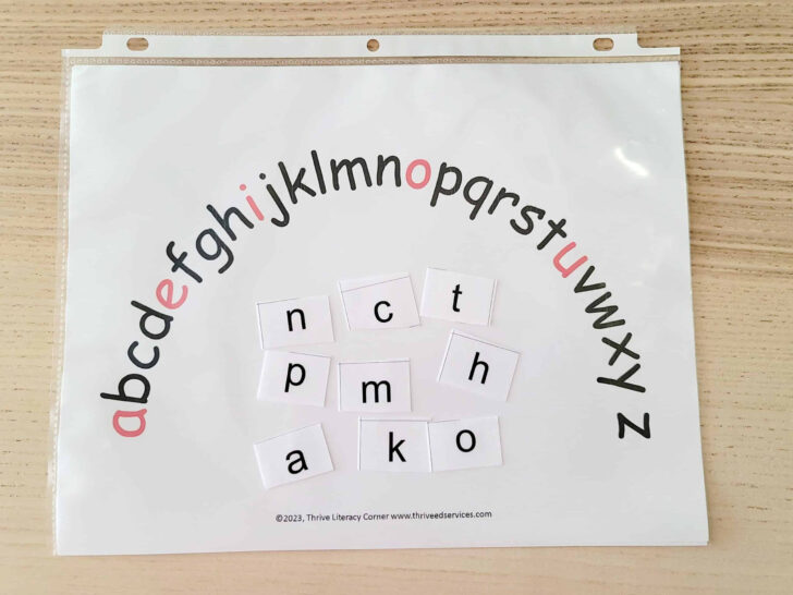 Alphabet Chart Arc Printable