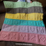 Alphabet Baby Afghan Bobble Stitch Crochet Pattern, Written Row In Printable Alphabet Free Crochet Bobble Stitch Letter Patterns