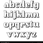 Alphabet Calligraphic Font Unique Custom Vector Image For Alphabet Fonts