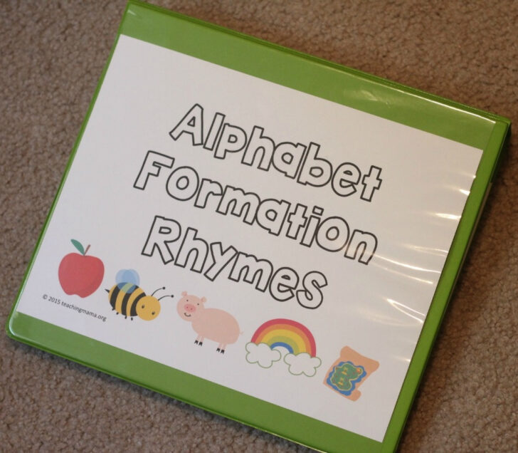Free Printable Alphabet Formation Rhymes