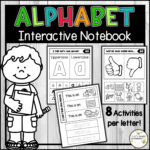 Alphabet Interactive Notebook Letter Recognition & Formation Within Free Interactive Alphabet Notebook Printable