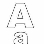 Alphabet Letter A Coloring Page   A Free English Coloring Printable Regarding Printable Alphabet Letter A Coloring Pages