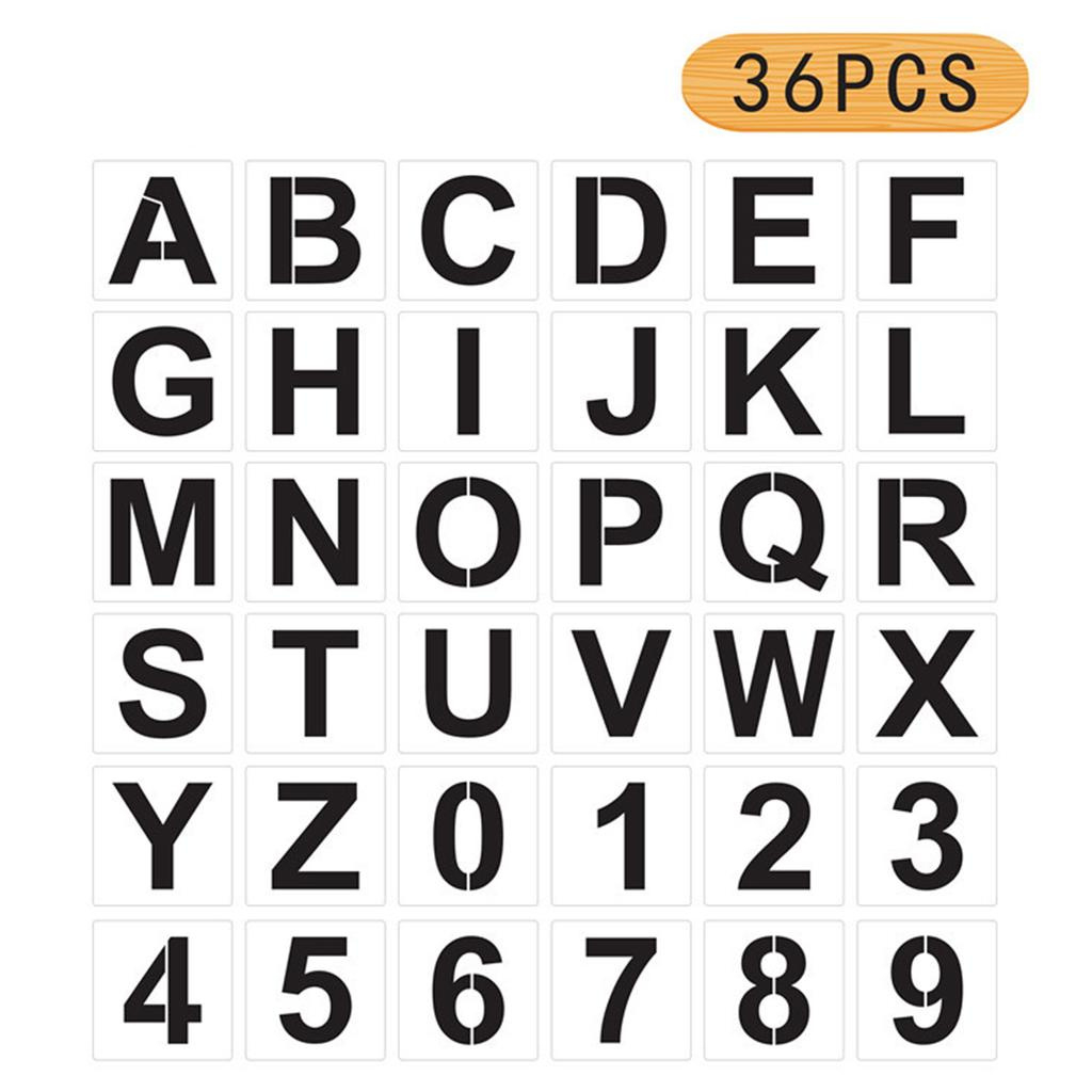 Alphabet Letter Stencils 3 Inches, Reusable Plastic Letter And pertaining to Letter Stencils