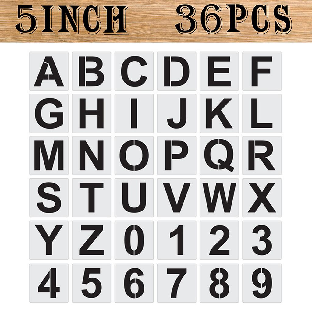 Alphabet Letter Stencils 3 Inches, Reusable Plastic Letter And regarding Large Letter Stencils