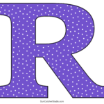 Alphabet Letters And Numbers With A Colorful Polka Dot Design Pertaining To Print Letters Free