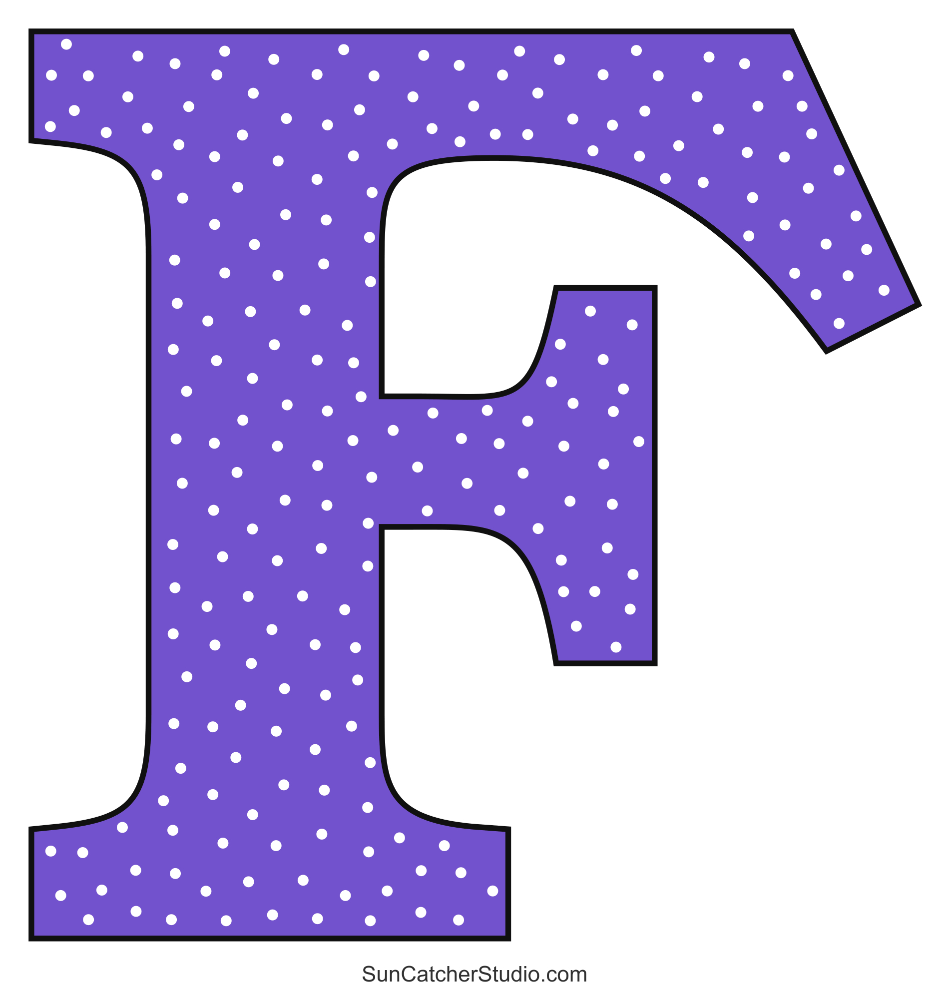 Alphabet Letters And Numbers With A Colorful Polka Dot Design within Individual Alphabet Letters Printable