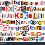 Alphabet Letters Cut Out From Paper: Over 8,770 Royalty Free With Big Alphabet Letters To Cut Out