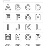 Alphabet Letters For Colouring (A Z)   Print For Free | Memozor In Alphabet Printable