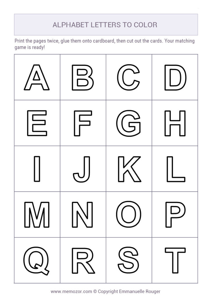 Printable Alphabet