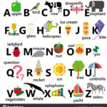 Alphabet On The White Background Words Stock Vector©Miaynata Pertaining To Alphabet Words