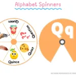 Alphabet Spinners Free Printable Throughout Printable Alphabet Spinners Free