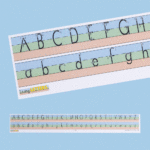 Alphabet Strips Printable   Printable Party Favors Within Free Printable Alphabet Letter Strips