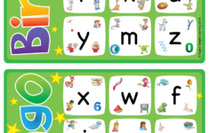 Alphabet/Vocabulary Bingo Game – Lowercase Letters A-Z – Super Simple intended for Alphabet Bingo Cards Free Printable