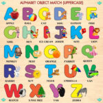Alphabet With Knob Puzzle Wooden Premium Quality Capital Alphabets Intended For Alphabet Letters With Pictures