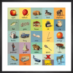 Alphabet (Words) Art Printladybird Books | King & Mcgaw Inside Alphabet Words