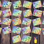 Alphabet Wordwall Farbunterlegtes Pre K Kindergarten Homeschool In Alphabet Wordwall