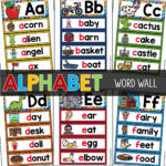 Alphabet Wort Wandkarten   Etsy.de Pertaining To Alphabet Word Wall