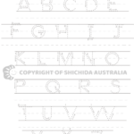 Alphabet Writing Worksheet 2: Free Letter Tracing For Kids In Write Letters To Print