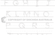Alphabet Writing Worksheet 2: Free Letter Tracing For Kids in Write Letters to Print