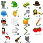 Alphabets Chart With Examples Throughout Alphabet With Pictures