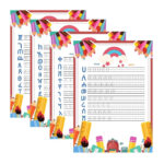 Amharic Alphabet Tracing   Etsy With Printable Amharic Alphabet Worksheet