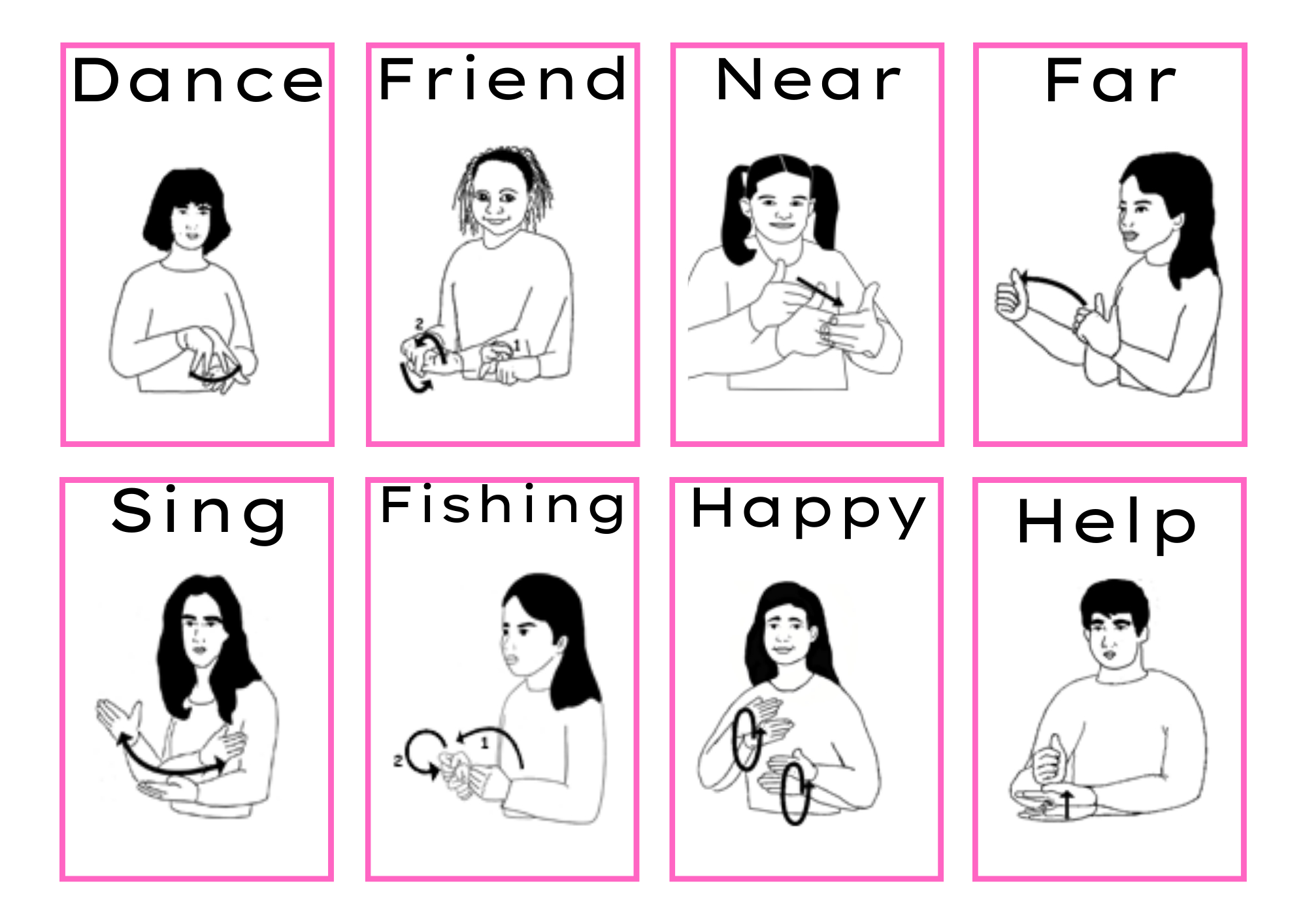 Asl Basic Vocabulary Flashcard Pack 2 - Classful throughout Asl Basics