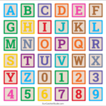 Baby Blocks Alphabet (Free Printable Letters & Numbers) – Free Throughout Block Letters Printable