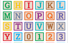 Baby Blocks Alphabet (Free Printable Letters & Numbers) – Free throughout Block Letters Printable