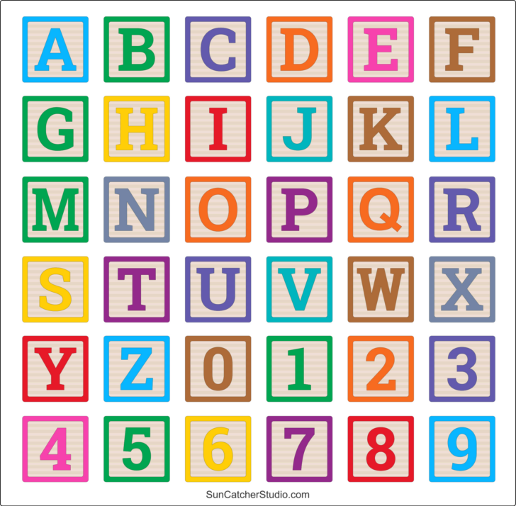 Block Letters Printable