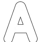 Bubble Letter A Uppercase Free Printable For Printable Letter A