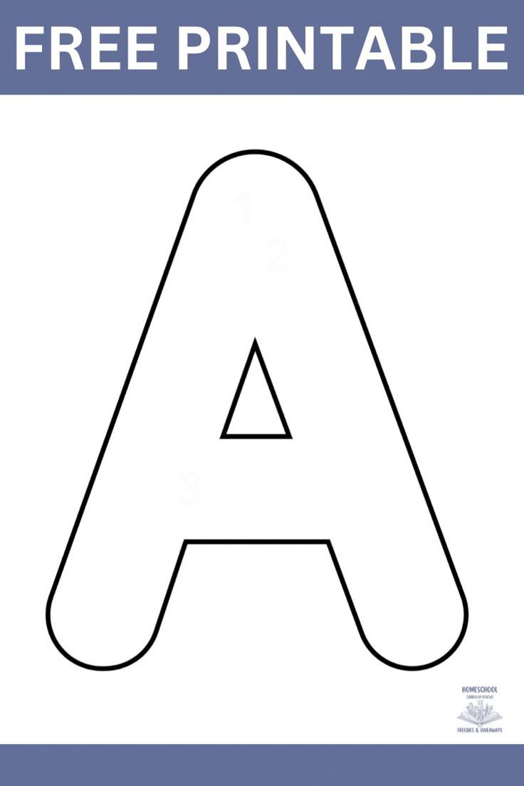 Bubble Letter A Uppercase Free Printable for Printable Letter A