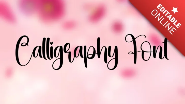 Calligraphy Letters Generator