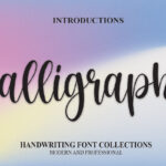 Calligraphy Handwriting Font   Free Download In Calligraphy Fonts Free Download