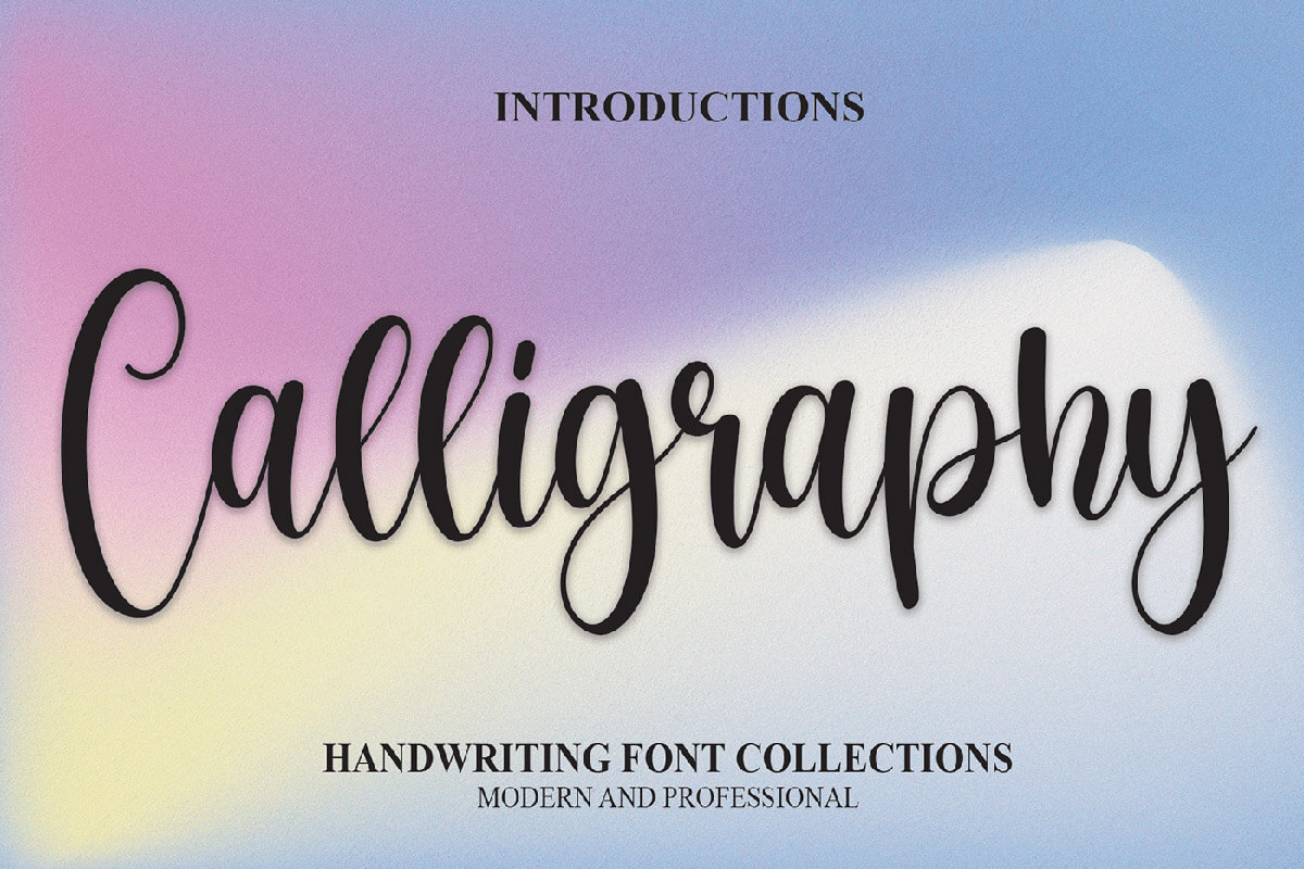 Calligraphy Handwriting Font - Free Download in Calligraphy Fonts Free Download