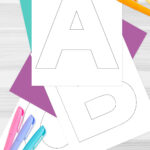 Cardboard Letters Templates To Print | Kids Activities Blog Pertaining To Letter A Template